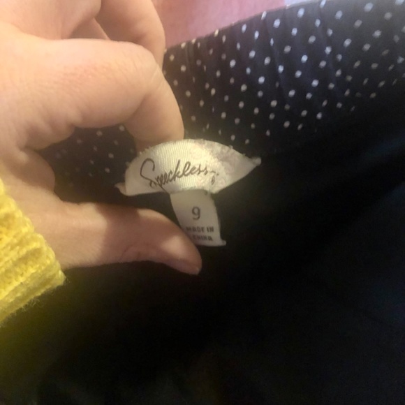 Polkadot classic Dress with sweetheart neckline and ruching stretchy - Picture 3 of 6